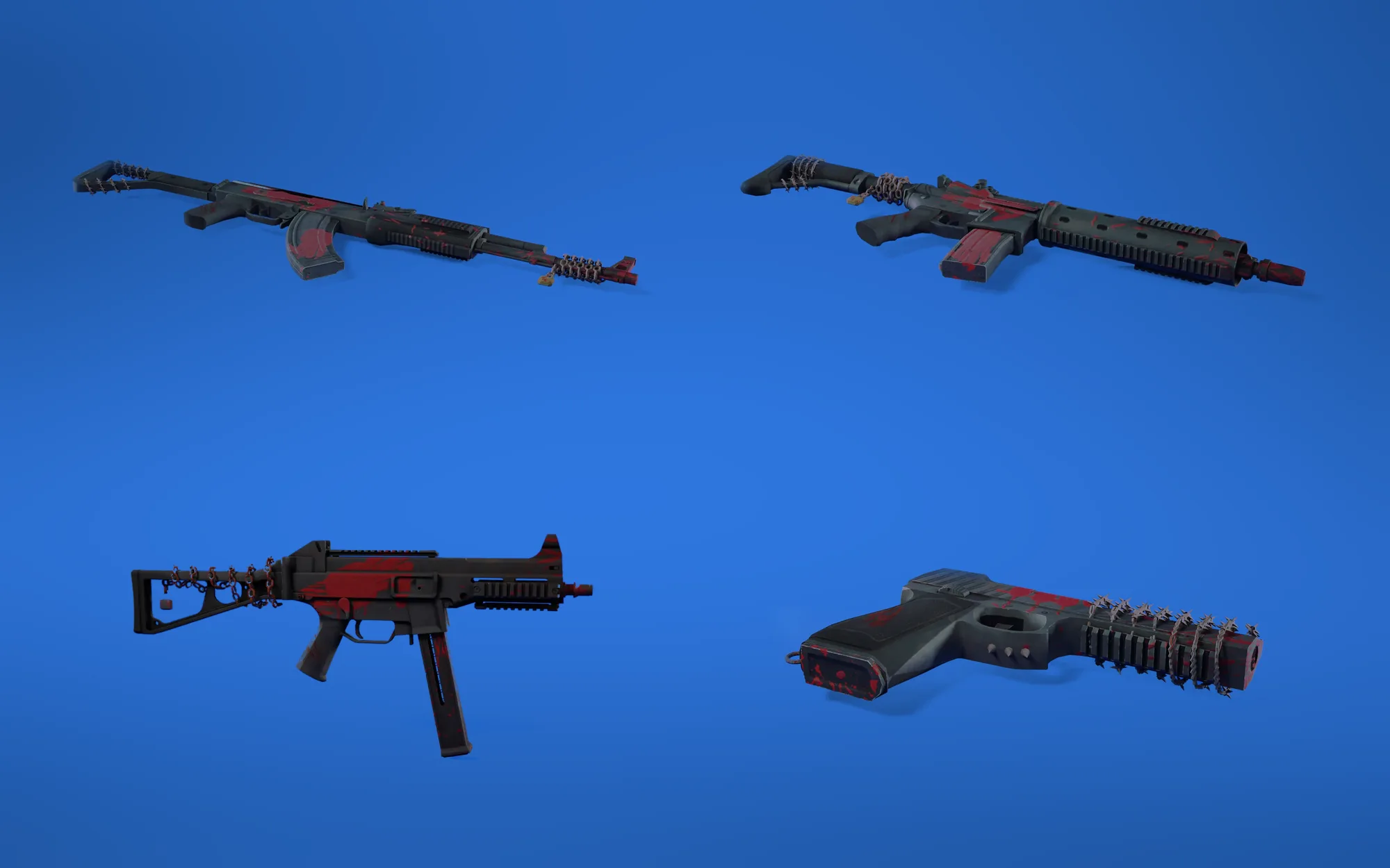 Pack BLOOD armes à feu — PACK BLOOD ARMES À FEU
