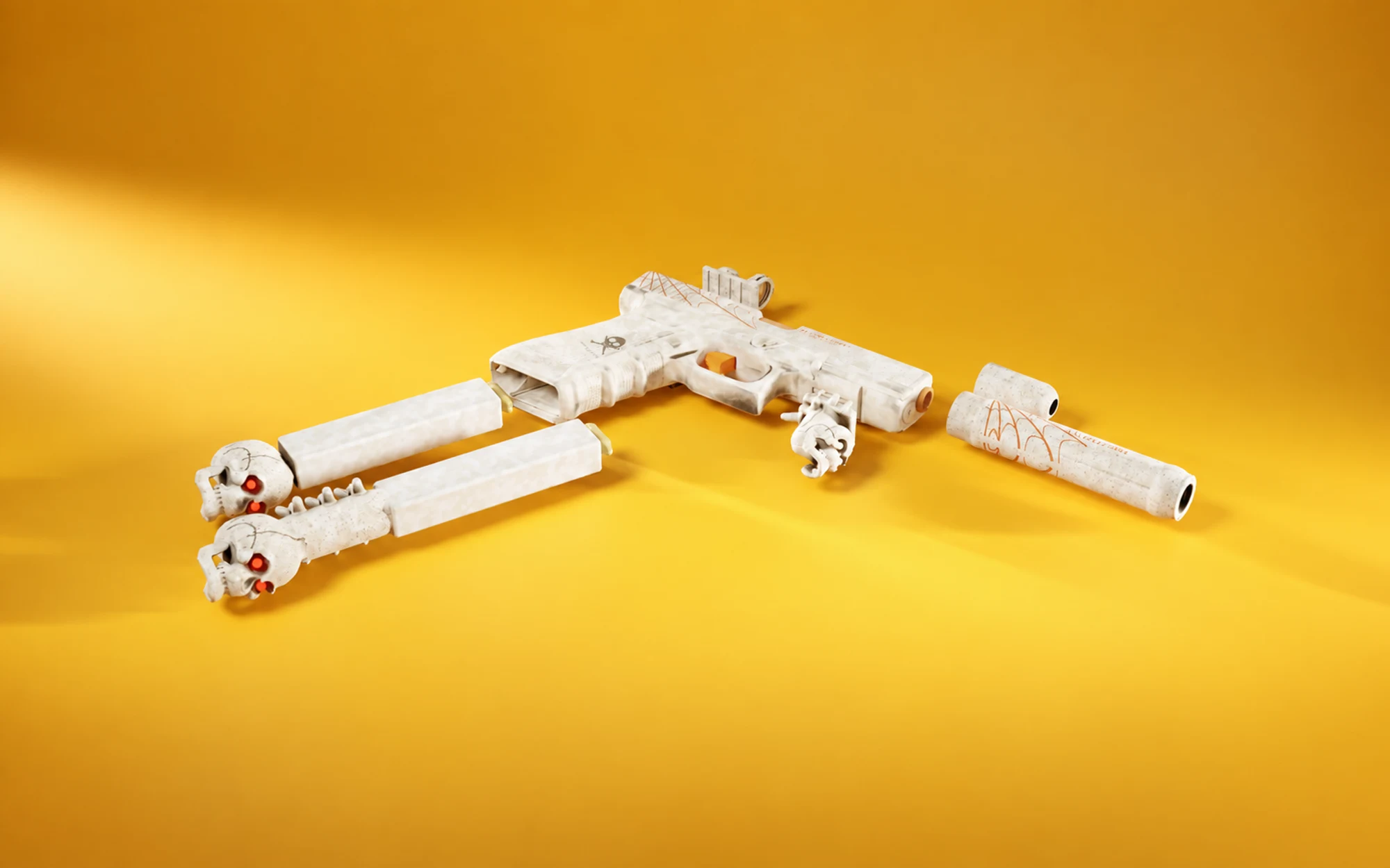 Vue éclatée — SKULLPISTOL